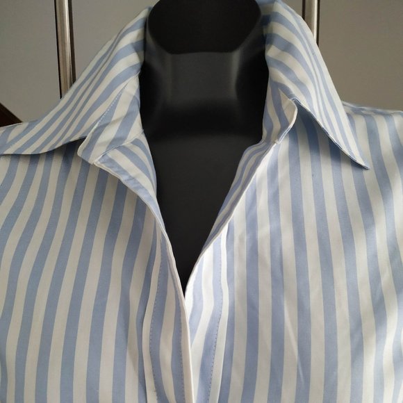 🌺Tracy M Business casual striped button down shirt - Picture 5 of 8